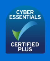 Cyber essentials plus certified.